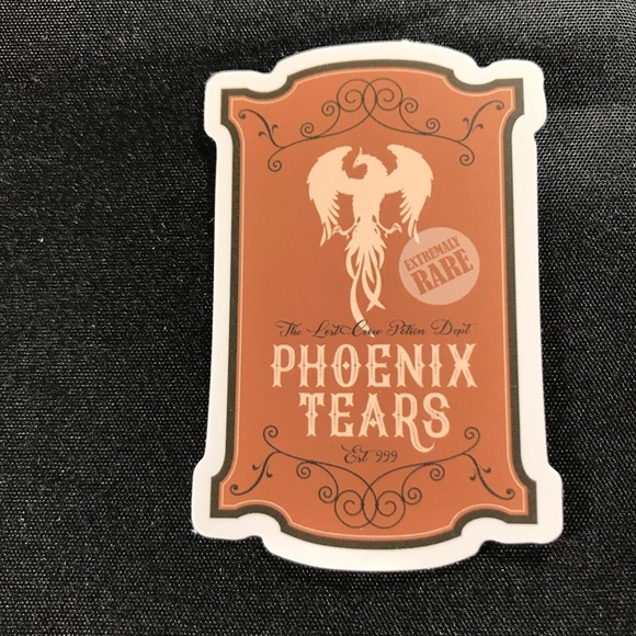 Phoenix Tears Witchy Sorceress Supreme Potion B0ttle Label Sticker - Picture 5 of 9